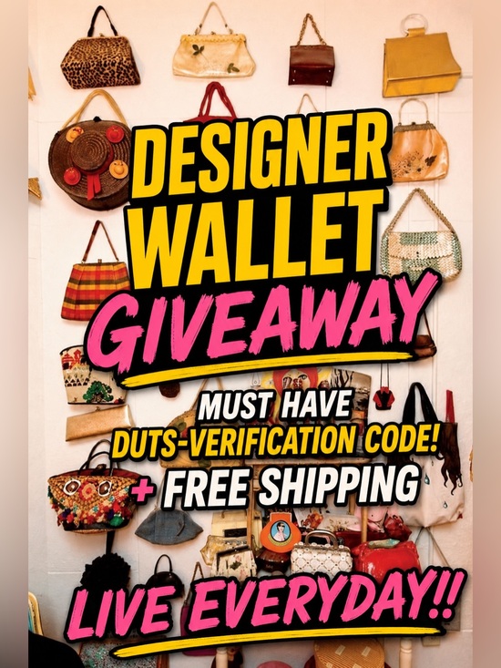 Accessories - Givey• OR Duts-verification code •Designer wallet + Free shipping